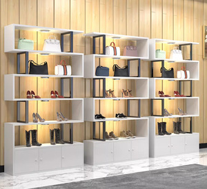 Mueble de Almacenamiento Plegable Moderno de Tablero Artificial para Salón de Belleza, Peluquería y Hotel - Exhibidor Comercial, Estantería - Product Image 6