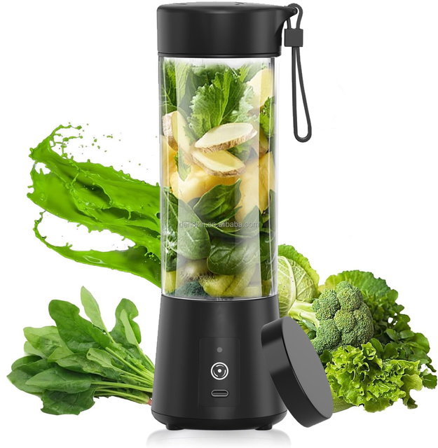 Factory Direct Sell 400ml Hand Blender Electric Portable Blender Rechargeable Juicer Mini Blender