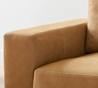 Mobilier d'intérieur 3 pièces en forme de L canapé d'angle sectionnel ensemble de fauteuils carrés en cuir pour le salon fauteuil de loisirs en cuir véritable