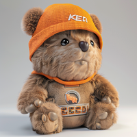 Nouvelle conception 2025 : Peluche souris mignonne avec fourrure et rembourrage en coton PP, taille personnalisée pour cadeau d'enfant