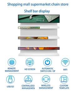 เครื่องเล่นโฆษณาบนรถแบบ Ultra Wide สำหรับลูกค้า จอ LCD แบบยืดสองด้าน พร้อมแถบแสดงผลแบบยาว อุปกรณ์โฆษณาแบบแอนิเมชั่น ระบบแอนดรอยด์ - Product Image 3