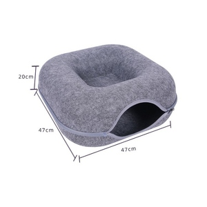 新到货批发隧道猫窝定制标志4季毡方甜甜圈躲猫猫洞 - Product Image 6