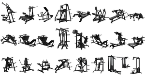 Mesin Press Bahu Iso <span class=keywords><strong>Lateral</strong></span> SM Seri ASN dengan Beban Plat untuk Latihan Kekuatan Tubuh Bagian Atas di Gym Komersial - Product Image 5