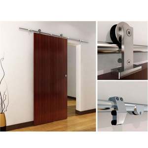 Kit de quincaillerie pour porte coulissante WEKIS 6 FT en acier inoxydable SS304, montage supérieur, 2M, accessoires durables pour portes et fenêtres - Product Image 4