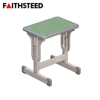 Tabouret de bureau pour étudiants, hauteur réglable, cadre métallique ergonomique pour enfants, siège antidérapant pour l'utilisation en classe et en étude