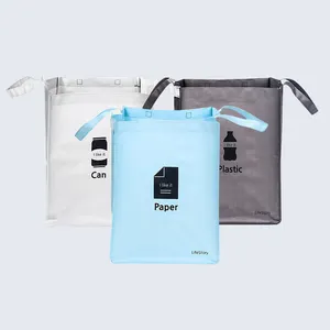 Strong Adhesive Pp Nonwoven Rubbish Sorting Bag Recycle Lamination Trash Sorting Bag Set Color Pp Woven Garbage Sorting Bag