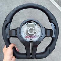 Volant en Cuir pour BMW M Performance F30 F10 F32 F20 F15 F25 E70 E71 E72 E90 E92 M3 M5 M6, Accessoires de Voiture