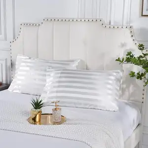 Commercio all'ingrosso della fabbrica <span class=keywords><strong>in</strong></span> poliestere 100% federa di lusso <span class=keywords><strong>in</strong></span> <span class=keywords><strong>seta</strong></span> liscia federa per la casa & uso alberghiero per la cura della pelle e dei capelli - Product Image 2