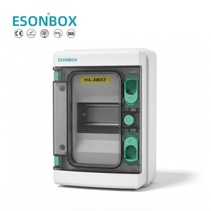 <span class=keywords><strong>Disjoncteur</strong></span> de surface en plastique ESON HA pour extérieur, étanche IP65, avec options de multiprises pour la distribution d'énergie - Product Image 1