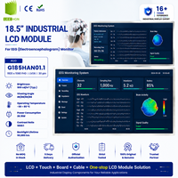 شاشة عرض LCD أصلية من AUO بدرجة صناعية مقاس 18.5 بوصة طراز G185HAN01.1 بدقة كاملة 1080 بكسل وتقنية IPS و30 سنًا بتقنية LVDS
