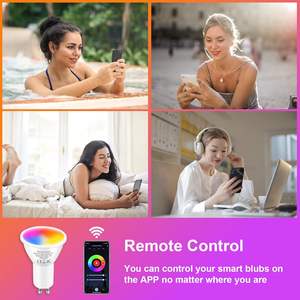 Lampadina LED Antela 5W con Controllo WiFi e App, Dimmerabile RGB CCT 2700K-6500K, Compatibile con Alexa e Google Home, Set da 8 Pezzi - Product Image 6