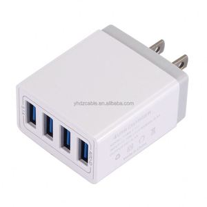 Smart Wall Phone <b>Charger</b> 4USB <b>Multi</b> Port Convenient Travel <b>Charger</b> Applicable to EU US UK - Product Image 5