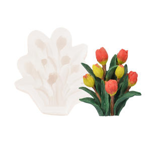 DUMO Car Diffusion Stone Moule en silicone 3D Fleurs Moule à parfum <span class=keywords><strong>maison</strong></span> Moule à plâtre pour DIY Chocolat Fondant Moule en silicone Bougie - Product Image 4