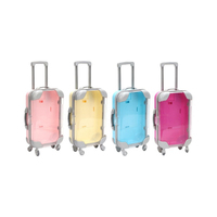 Valise rectangulaire miniature portable en plastique PP recyclable personnalisée vide pour bonbons, avec boîte en plastique pour usage alimentaire