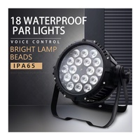 HT 18x18 Ip65 étanche extérieur 36Led plat Dmx512 Par lumière matricielle Led Slim 18 pièces barre de lavage 45 degrés Rgb Dj scène projecteurs