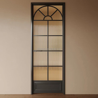 Portes intérieures en aluminium, style français, vintage, à battants, pour chambre à coucher, salle de bain, livraison rapide, sur mesure, villa