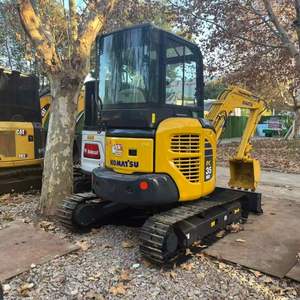 Presque neuf, économique en carburant, peu coûteux, mini-excavateur Komatsu PC35MR d'occasion de 3 tonnes pour l'aménagement paysager et le terrassement. - Product Image 4