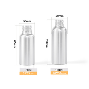 Bouteille en <span class=keywords><strong>aluminium</strong></span> de couleur mate, format voyage, pour shampoing, gel douche, savon liquide et autres produits liquides - Product Image 3