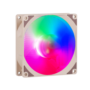 QiuzAim Computer CPU <span class=keywords><strong>Fan</strong></span> <span class=keywords><strong>4</strong></span> <span class=keywords><strong>Pin</strong></span> <span class=keywords><strong>Pwm</strong></span> 3 <span class=keywords><strong>Pin</strong></span> 90mm LED Iluminado Silencioso PC Enfriador de aire Refrigeración <span class=keywords><strong>RGB</strong></span> Alto Volumen de viento 9cm Ventiladores - Product Image 2