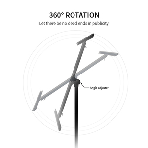 Support d'<span class=keywords><strong>affiche</strong></span> BOZE en alliage d'aluminium noir 50x70cm avec <span class=keywords><strong>porte</strong></span>-panneau portable <span class=keywords><strong>pour</strong></span> usage intensif - Product Image 2
