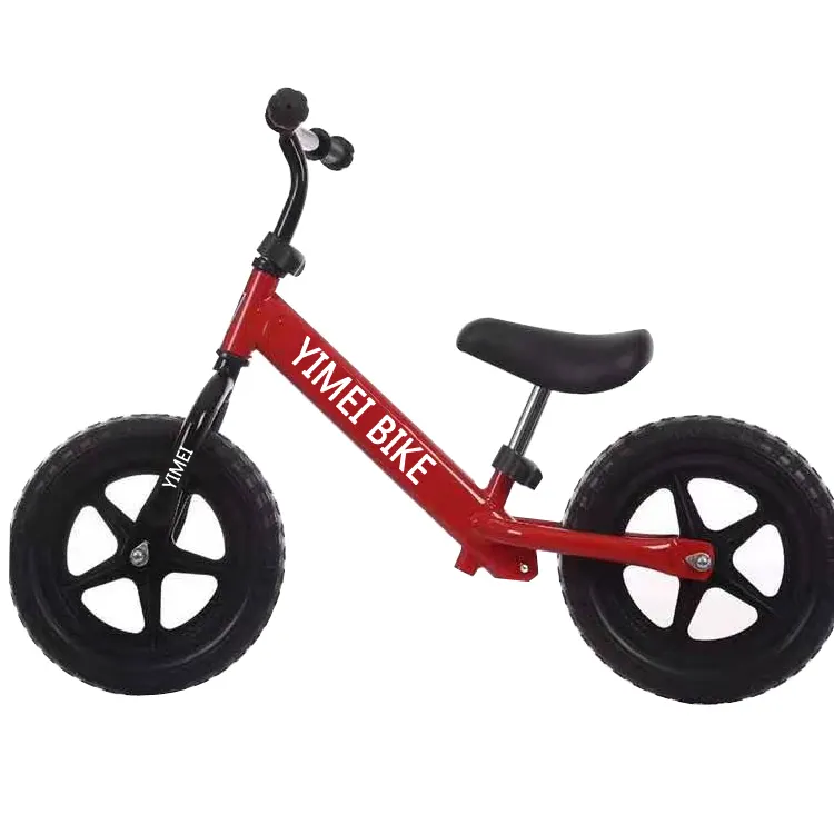 뜨거운 판매 도매 가격 어린이 작은 균형 자전거 사용자 정의 2in 1 균형 세발 자전거 디스크 브레이크 패드 푸시 자전거 워킹 자전거