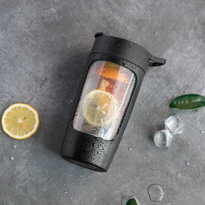 Protéine électrique moderne de 650ml en acier inoxydable 304 bouchon à vis forme droite en boîte pour adultes - Product Image 6