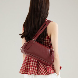 Túi xách nữ Quảng Châu đang thịnh hành, túi đeo vai Boston da PU cổ điển dành cho nữ - Product Image 2