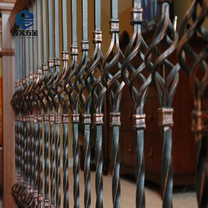 Balaustra <span class=keywords><strong>in</strong></span> <span class=keywords><strong>ferro</strong></span> battuto scala interna di Design moderno - Product Image 5