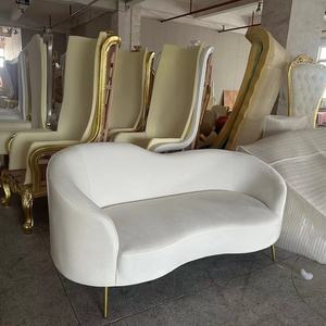 Elegante y Moderno Conjunto <span class=keywords><strong>de</strong></span> Sofás y Sillones <span class=keywords><strong>de</strong></span> Terciopelo para Salón, Bodas, Hogar, Hotel, Comedor, Exterior y Dormitorio - Product Image 5