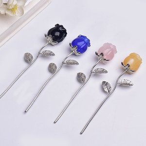 Rosa Eterna de Cristal K9 Premium, Pequeña y Colorida, para Recuerdo de Boda, Día de San Valentín, Decoración de Mesa, Regalo - Product Image 5