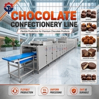 Nueva Línea de Procesamiento de Chocolate de Alta Precisión TG, Automática, Inteligente, con Pantalla Táctil, Alimentada por Enchufe, 380V, de Punta a Punta
