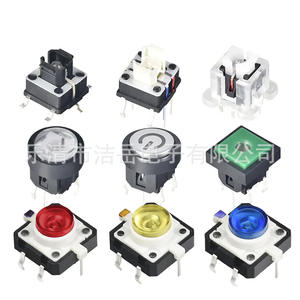 Interruptor táctil Yueqing Rainbow Bridge W2 de 6 pines, montaje en superficie, botón pulsador iluminado para electrónica 3C, certificado ROHS - Product Image 4