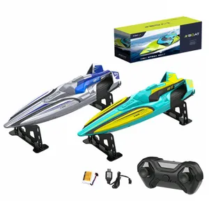 Wasserdichtes fern gesteuertes Boot 15-20km/h Racing RC Schiff Wasserspiel 2.4G Simulation RC Hoch geschwindigkeit sboot Elektronisches Spielzeug