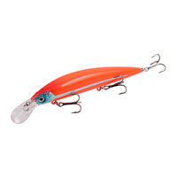 Leurre Laser Artificiel Dur pour Pêche en Eau Douce, Lancer Longue Distance, Surface, ABS Minnow 15.2cm 15g, Trois Hameçons, pour Achigan