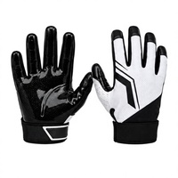 Venta Directa de Fábrica, Guantes de Fútbol Americano Personalizados para Jóvenes y Adultos, Logotipo Personalizado, Palma de Silicona, Diseño Duradero - Guantes de Receptor