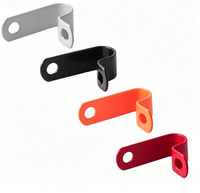 Prix d'usine OEM, serre-câbles de type P multicolores |   Clips en métal durables pour le support de tuyaux industriels et la fixation électrique