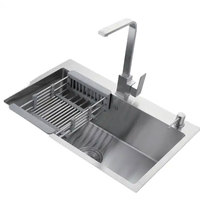 Évier de cuisine commercial en acier inoxydable VanSenk modèle LSDXZ-120 pour utilisation dans les restaurants