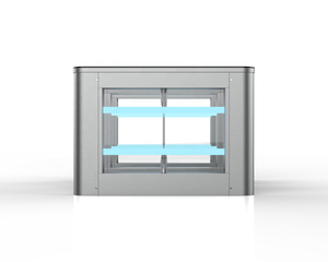 RFID 카드 리더 보안 스테인리스 스틸 턴스타일 게이트 IP66 보호 안티테일게이팅 안티핀치 2웨이 작동 사무실용 - Product Image 5