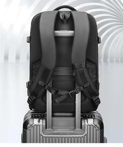 New <b>Backpack</b> USB Charging <b>Simple</b> Business <b>Backpack</b> for Men and Women Waterproof Expansion Large Capacity Computer <b>Backpack</b> - Product Image 6