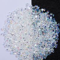 Strass en résine à dos plat style gelée AB, Ours Violent électroplaqué, pour Nail Art, jouets DIY et décorations de coques de téléphone