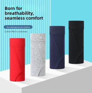 <span class=keywords><strong>Calzoncillos</strong></span> de Algodón para Hombre, Tallas Grandes hasta 8XL, Suaves, Transpirables, con Bolsa Contorneada, Alta Elasticidad, Cómodos, Básicos para Uso Diario - Product Image 4