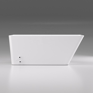 Baignoire autoportante en acrylique à surface solide de style moderne pour maison et hôtel - Product Image 1