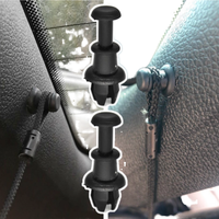 Attaches de suspension en plastique pour séparateur de bagages automobile, clips de fixation pour étagère à colis
