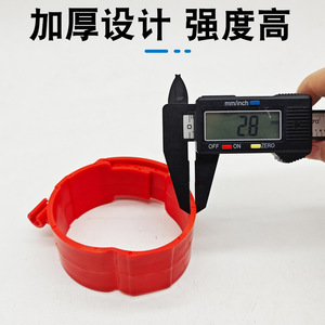 Collier de serrage en nylon pour climatisation centralisée, 100 unités, à dégagement rapide, taille métrique, conception épaissie - Product Image 3