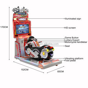 Jeu d'arcade de simulation de moto, jeu d'arcade de simulation de moto, jeu de conduite d'arcade pour enfants en intérieur - Product Image 4