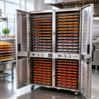 Déshydrateur alimentaire commercial à 88 plateaux, sécheuse électrique industrielle pour fruits, légumes et viande, pour usage domestique et commercial