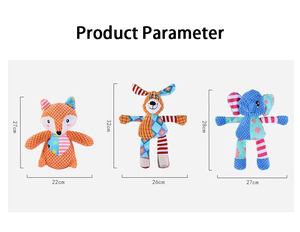 Bền Cắn Kháng Thú Nhồi Bông Sang Trọng Con Chó Đồ Chơi Voi Fox Hình Dạng Tiếng Cào Âm Thanh Đồ Chơi Sang Trọng Để Giữ Cho Họ Bận Bận Bận Dễ Thương Pet Đồ Chơi Cho Chó - Product Image 3