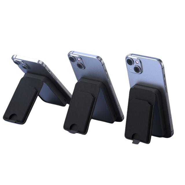 Portable Magnetic 5000mAh Phone Holder Wireless Fast Charging Power Bank with Wallet