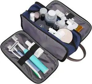 BSCI फैक्टरी अनुकूलित यात्रा Toiletry Dopp किट पानी-प्रतिरोधी कॉस्मेटिक बैग प्रीमियम पुरुषों Toiletry बैग