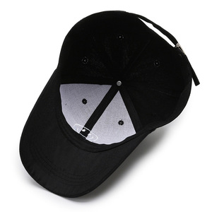 Gran oferta Gorras Unisex puertos negros sombreros curvos de verano con logotipo bordado gorra de béisbol de ala corta personalizada - Product Image 4